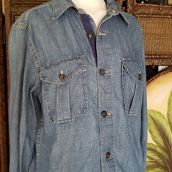 American Eagle Denim shirt - Picture 5 of 7